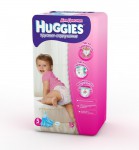 Подгузники-трусики для девочек, Huggies (Хаггис) 13-17 кг р. 5 №32 литл волкерс джамбо