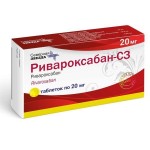 Ривароксабан-СЗ, таблетки покрытые оболочкой пленочной 20 мг 60 шт
