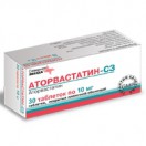 Аторвастатин-СЗ, табл. п/о пленочной 10 мг №30