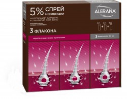 Алерана спрей д/наружн. прим. 5% 60 мл 3 шт.